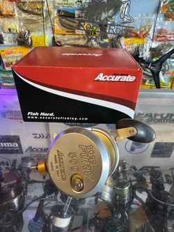 ‼️Accurate fury 500 right handed conventional fishing reel.
