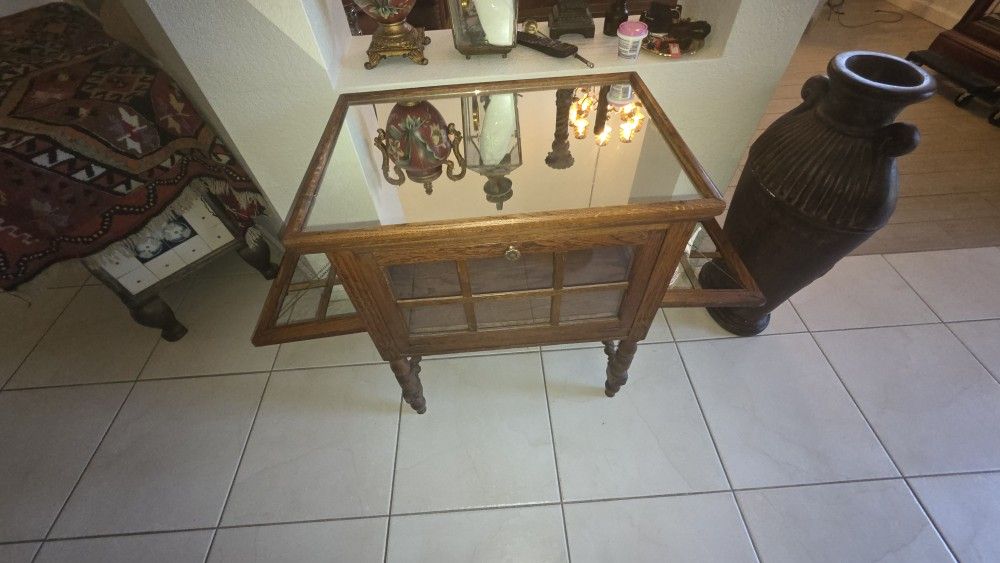 Antique Dutch Tea Cabinet 