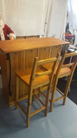 Like New Bar and 2 Chairs