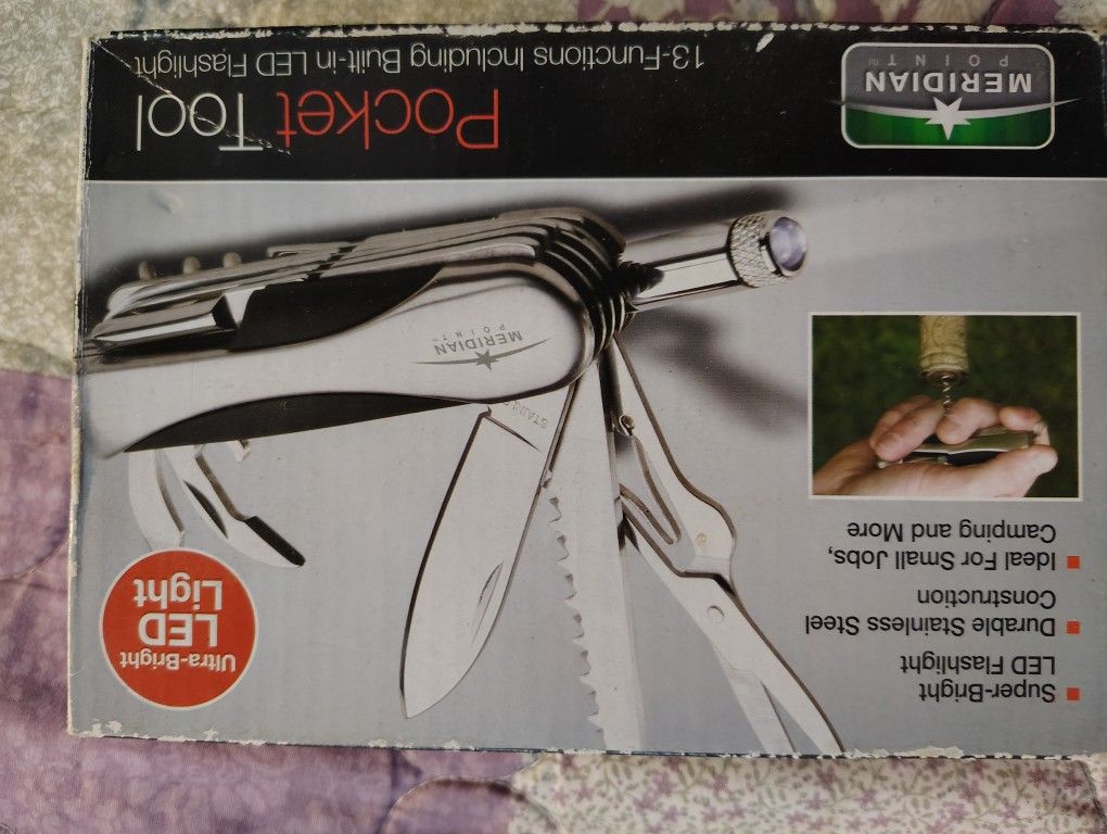 Pocket Tool With Light