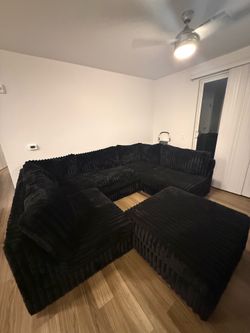 Black couch