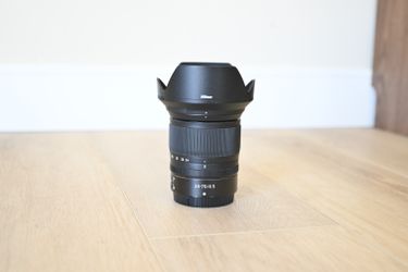 Nikon Z 24-70mm f/4 S Lens, Excellent, with Hood
