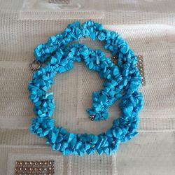 Carolyn Pollack Sterling Silver Turquoise Necklace 