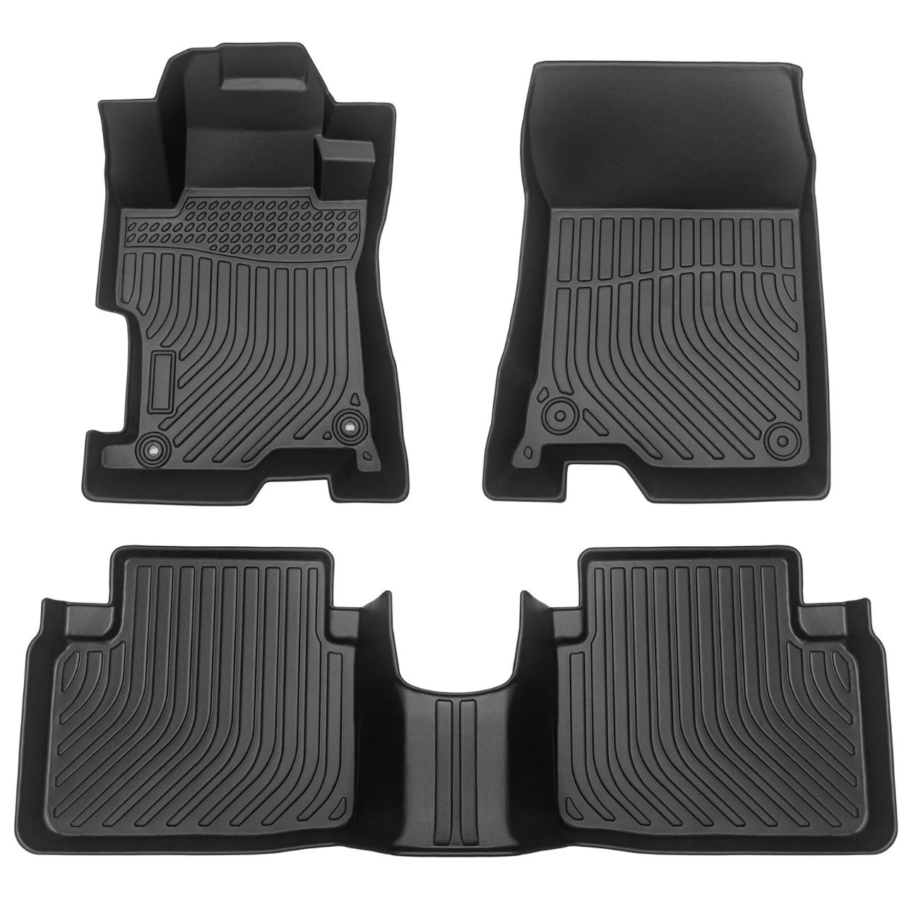 Cargo Liner Carpets Car Floor Mats for 08-12 Honda Accord TPE Rubber Replacement