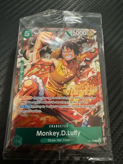 ONE PIECE OP16 WINNER LUFFY STAMP