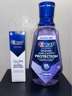 Crest Pro-Health Toothpaste and Mouthwash Bundle
