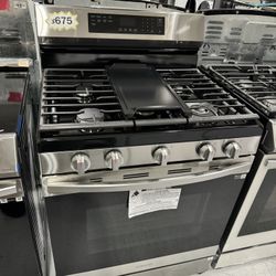 Brand New Gas Stove Stainless Steel 30” 