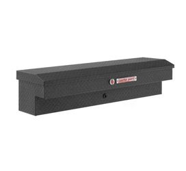 Weather Guard Lo-Side Truck Tool Box in Aluminum, 56 in., in Matte Black