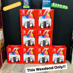 Nintendo Switch OLED -Weekend Only Sale Through 1/3/22- **BRAND NEW**