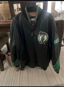 Boston Celtics 100% Leather Jacket