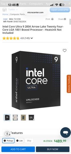 CPU/RAM/SSD COMBO DEAL