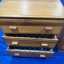 Small Wooden Dressers (2)