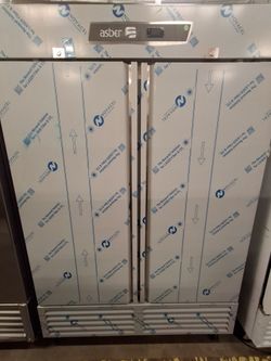 2door stainless steel freezer