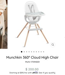 Munchkin 360° Cloud High Chair
