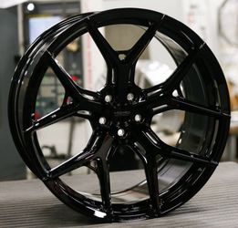 VOSSEN HF-5 GLOSS BLACK . SIZE 19X8.5 20X9 /20X10/ 22X9 / 22X10 /22X12 -24X10 5LUG. CHECK PRICE