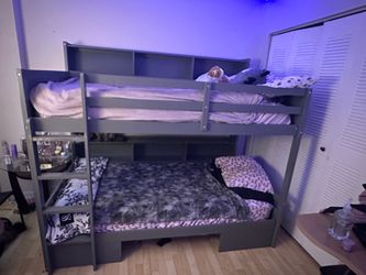 Bunk Bed Twin Size with Mattresses