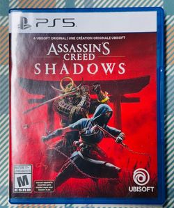 Assassin’s Creed Shadows (Sony PlayStation 5, 2025) Tested/Works With Case Y1991