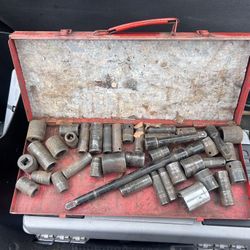 Vintage Socket Set & Toolbox. 