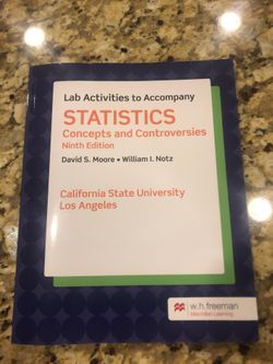 Statistics: Concepts and Controversies Ninth Edition by David S. Moore & William I. Notz