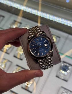 2025 Rolex Datejust 41 Ref 126300 Blue Stick Dial