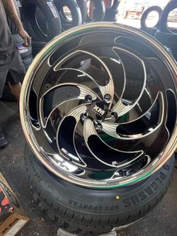  22” XM-626 Wheels & Tires Package – Custom Rims & Performance Tire Combo