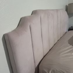 King Headboard Blush Pink 