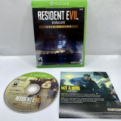 Resident Evil 7: Biohazard - Gold Edition - Microsoft Xbox One Tested Authentic 