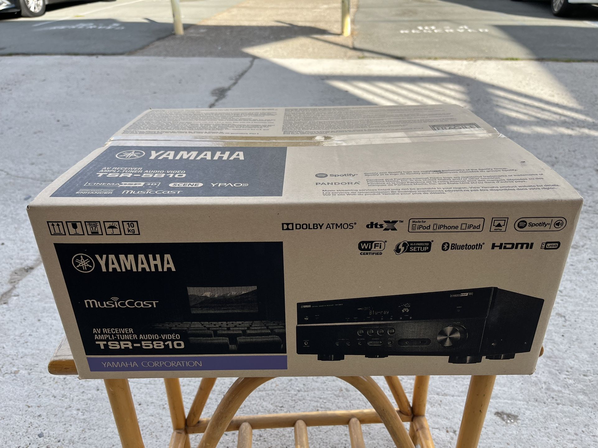 Yamaha TSR-5810 AV Receiver (Dolby Atmos, WiFi, Bluetooth)