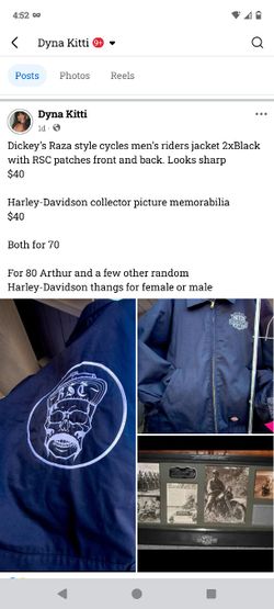 Harley-Davidson Raza Style Cycles Dickey's Jacket