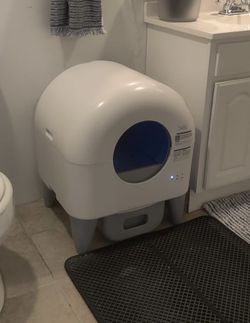 Self Cleaning Cat Litter Box Automatic Litter Box Large Capacity for Multiple Cats, App Control with Safety Sensors