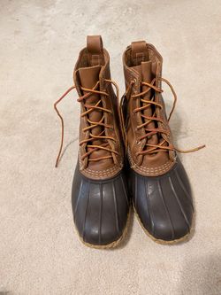 L.L. Bean Bean Boots — Men's 8 Medium, Tan/Brown