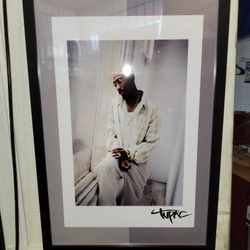Tupac Framed Photo