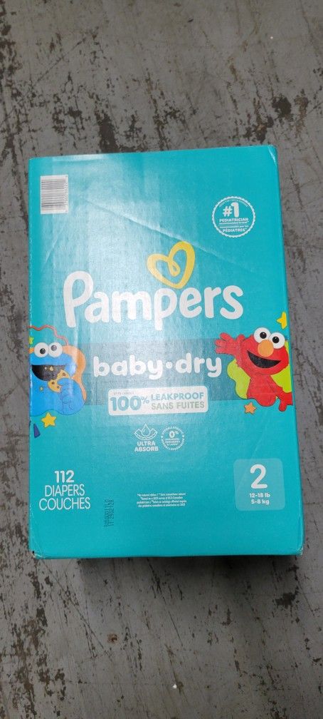 Brand New Pampers Sz 2 112 Count Brand Neww