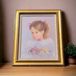 20 x16 Beautiful Vintage Signed Oil on Canvas With Certificate of Authenticity