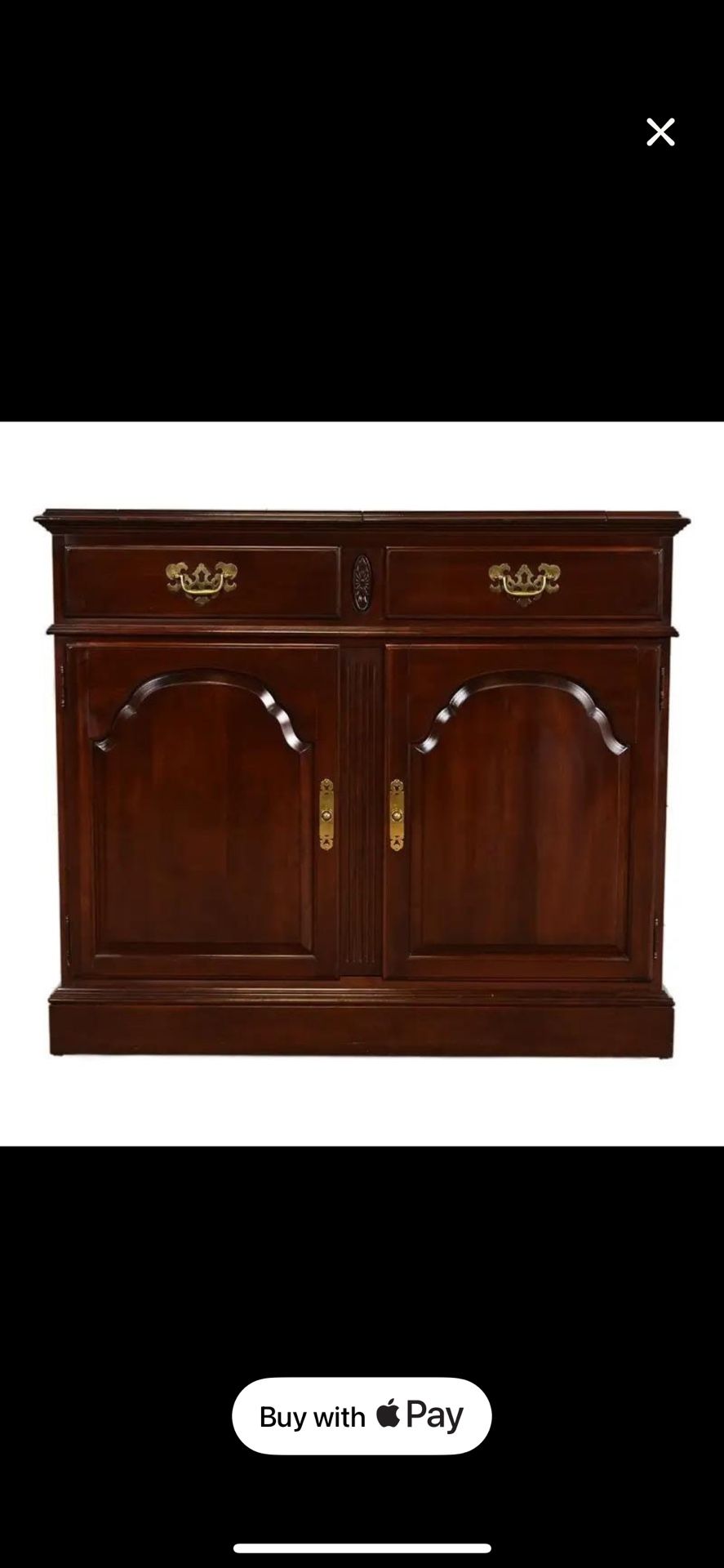 Antique Bar Flip Top Server