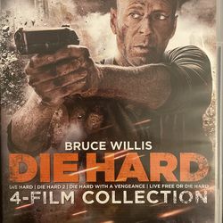 DIE HARD 4-Film Collection Widescreen Editions (DVD) Bruce Willis!