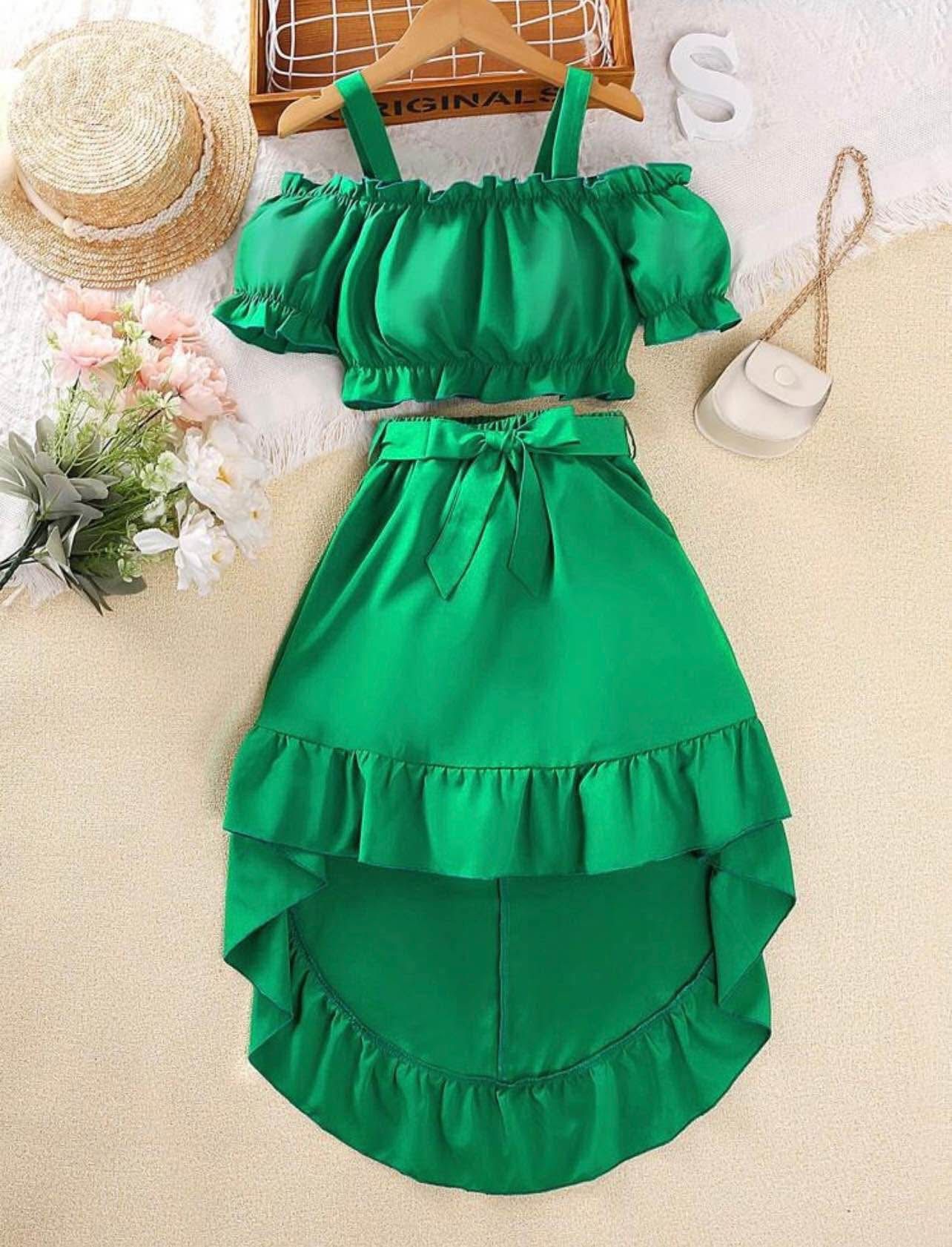 Size 10 Girls Skirt Set