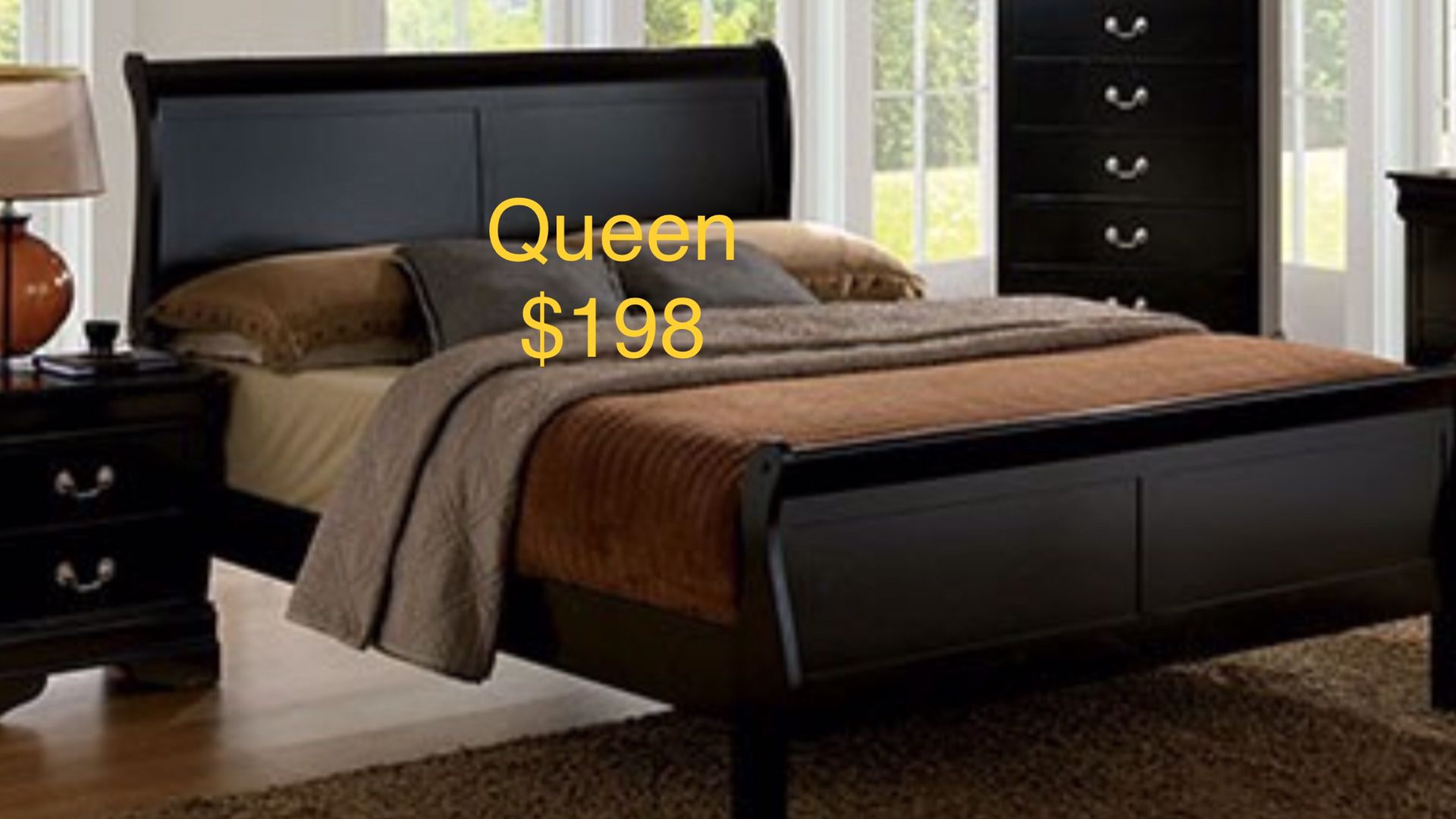Queen size nueva en su caja / no incluye colchón/ QUEEN SIZE / new in box / only bed frame