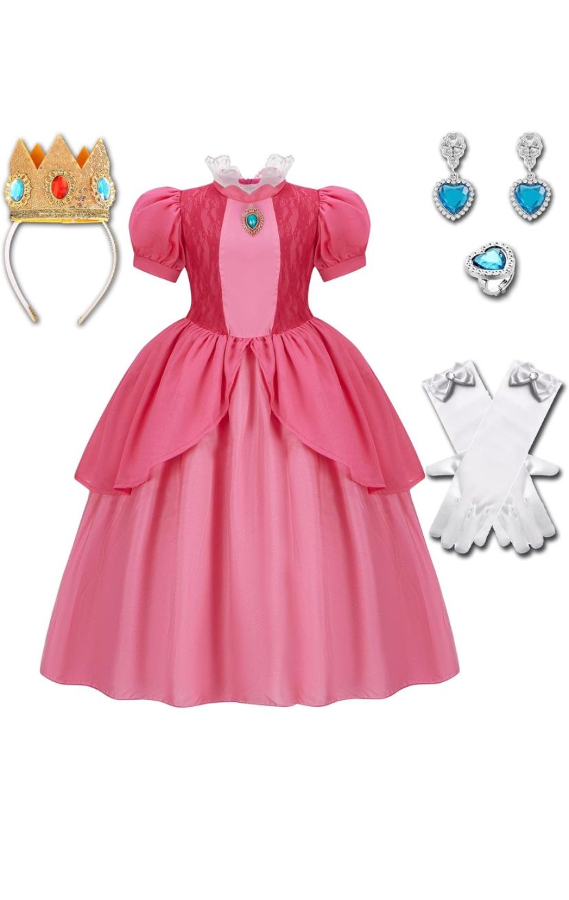 Princess Peach Halloween Costume