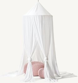RH Baby and Child Cotton Voile Play Canopy in White