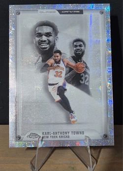 Topps Chrome Update - Karl Anthony Towns Glass Canvas