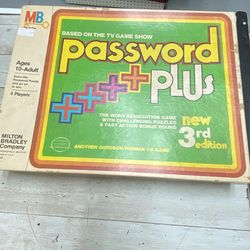Vintage Board Game Password