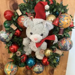Vintage Mouse Wreath