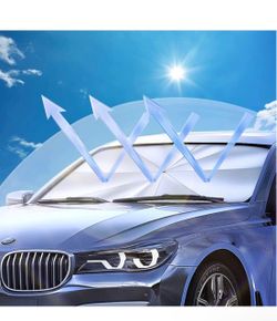 SUV Car Windshield Sun Shade,Foldable Automotive Windshield Shade,Sunshades Car Umbrella for Windshield Easy to Store and Use Fits Windshields of Vari