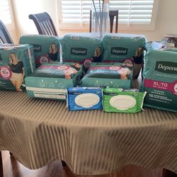 Hygiene Products Depends, And Bed Pads