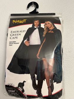 Halloween Emerald Green Cape Costume