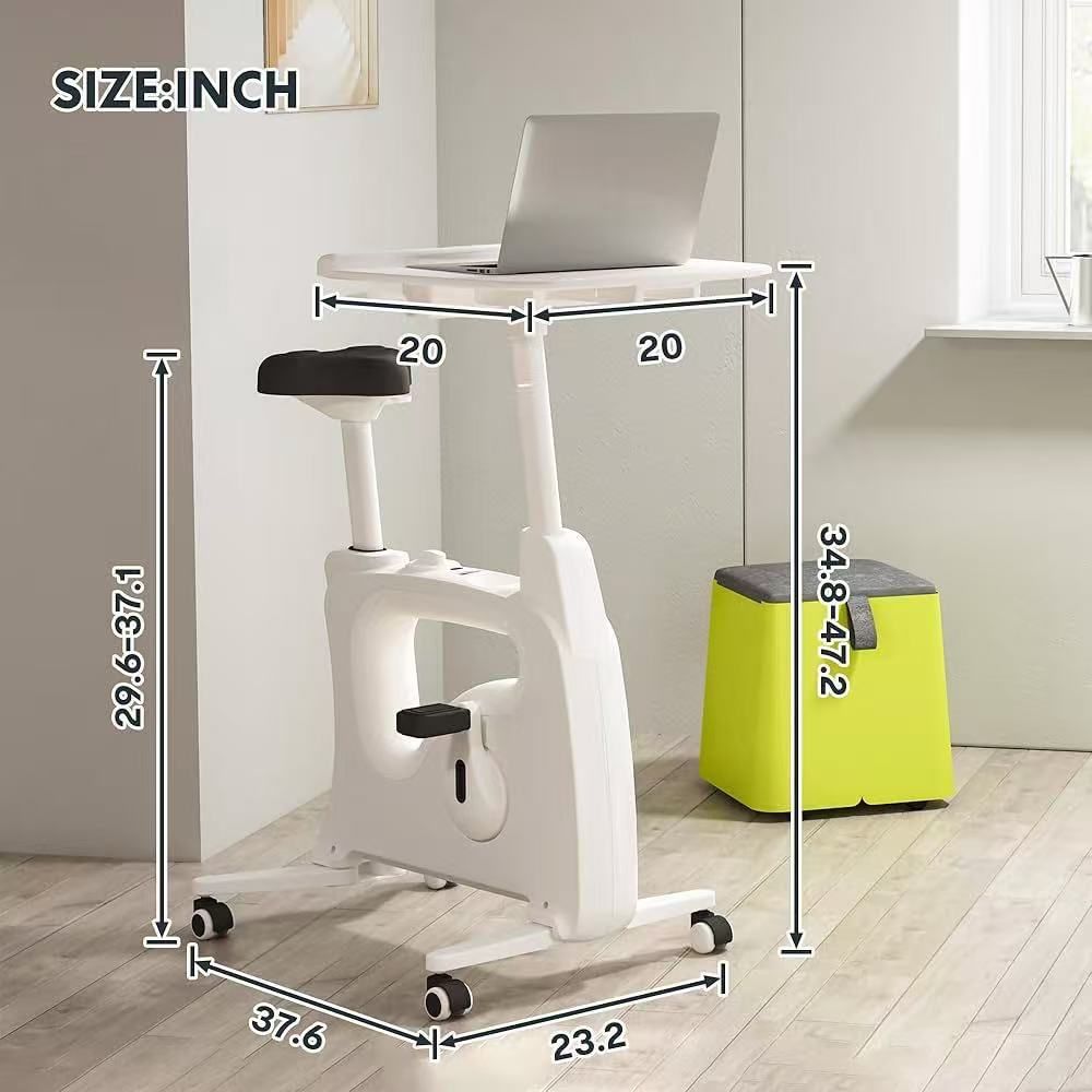 🥨FLEXISPOT V9( Model: V9 PRO MAX) 3-IN-1 Exercise Bike, All-in-one Under Desk Bike with Pedal Exerciser, Indoor Cycling Bike with Adjustable Resistan