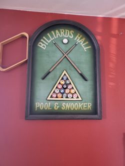 Pool Table Decoration