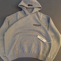 Essentials Dark Oatmeal Hoodies 
