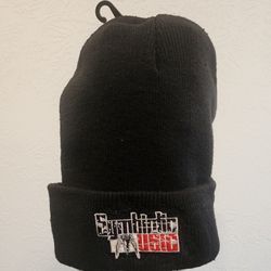 BLACK SYMBIOTIC MUSIC  BEANIE 